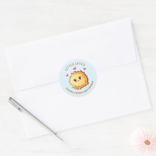 Sticker Rond Baby shower de Little Latke Hanoukka