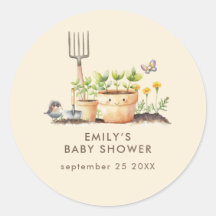 Baby shower de Little Sprout Plantes nature