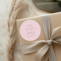 Baby shower de poussette de bébé mignonne Preppy