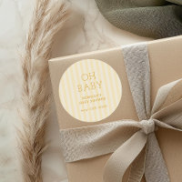 Baby shower de poussette de bébé mignonne Preppy