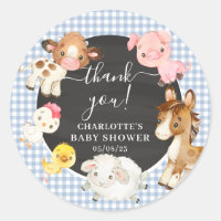 Baby shower des animaux de ferme