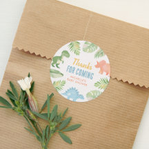 Baby shower Dinosaur aquarelle