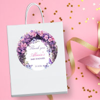 Baby shower féerique violet enchanté jardin féeriq