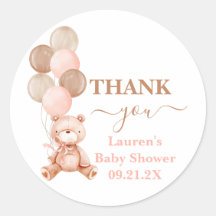 Baby shower fille Teddy Bear