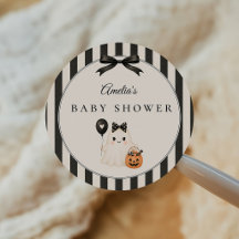 Baby Shower Halloween Fantôme Mignon