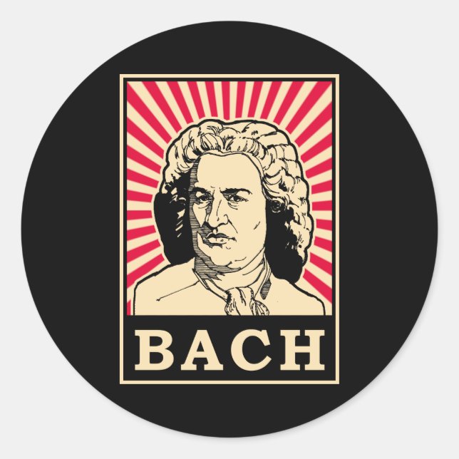 Sticker Rond Bach (Devant)