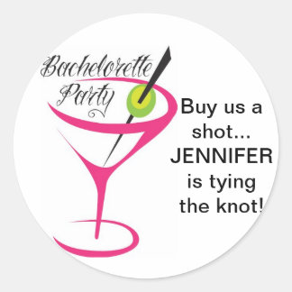 Sticker Rond Bachelorette_Acheter un shot_Stickers