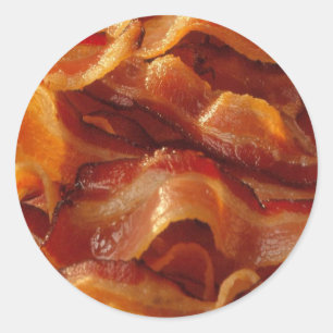 Sticker Rond Bacon