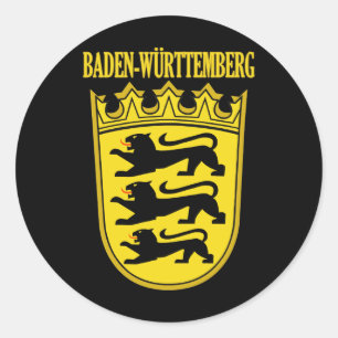 Sticker Rond Baden-Wurttemberg