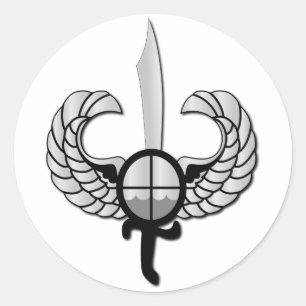 Sticker Rond Badge de la Force d'action spéciale PNP sans texte