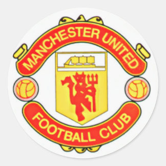 Sticker Rond Badge de l'équipe de football