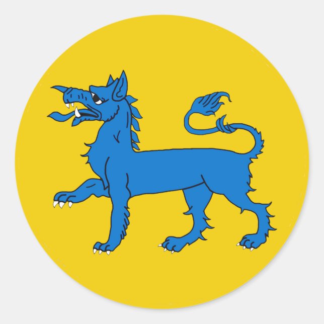 Sticker Rond Badge de population SCA East Kingdom (Devant)