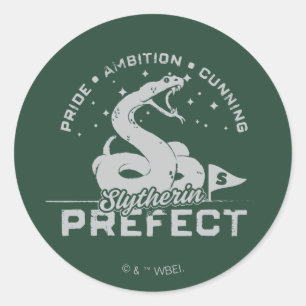 Sticker Rond Badge de Préfet SLYTHERIN™
