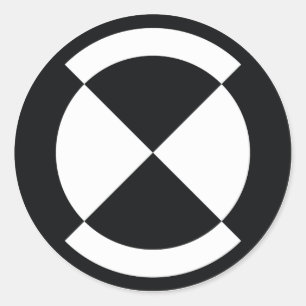 Sticker Rond badge d'étalonnage - rover de curiosité