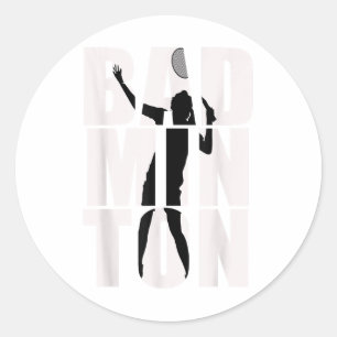 Sticker Rond Badminton pour hommes, femmes, filles et garçons_1