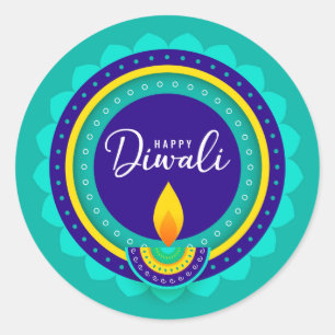 Sticker Rond Baguette Diwali