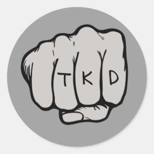 Sticker Rond Baguette ronde TKD