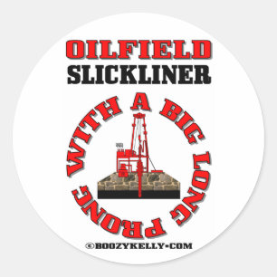 Sticker Rond Baguette, Sticker, Outil filaire, Huile, Gaz, Rigs
