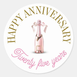 Sticker Rond Baguettes d'anniversaire joyeuses