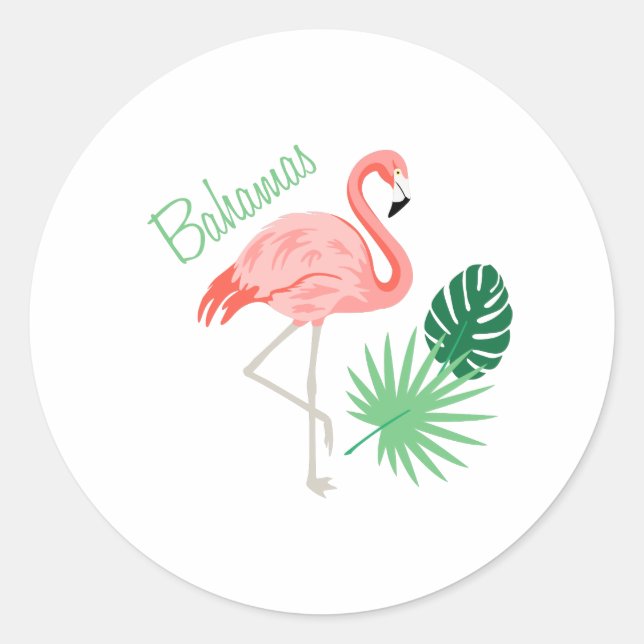 Sticker Rond Bahamas (Devant)