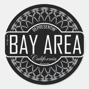 Sticker Rond Baie