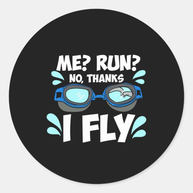 Sticker Rond Baignade (Devant)