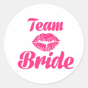 Sticker Rond Baiser de l'équipe