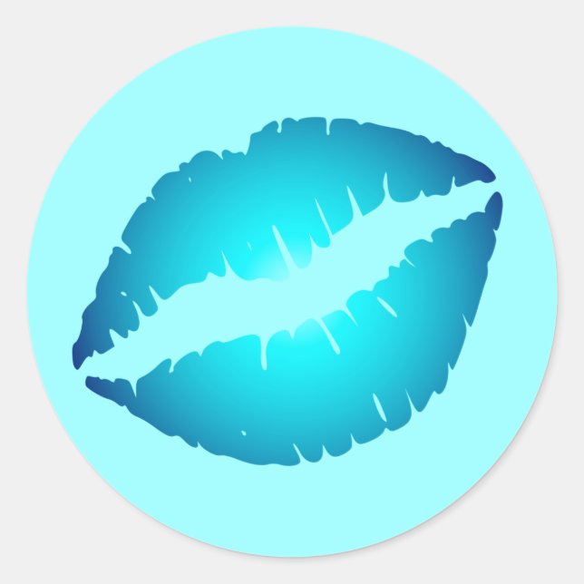 Sticker Rond Baiser Glacé (Devant)