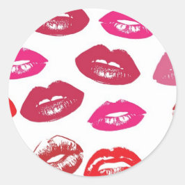 Sticker Rond Baisers