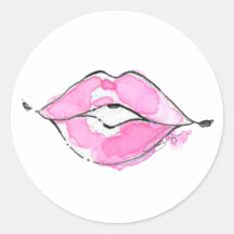 Baisers de sucrerie de coton d'aquarelle