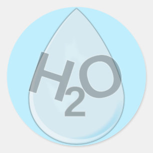 Sticker Rond Baisse H2O