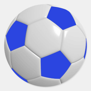 Sticker Rond Bal de football