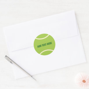 Sticker Rond Bal de tennis vert moderne