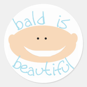 Sticker Rond Bald est de beaux tee-shirts et cadeaux