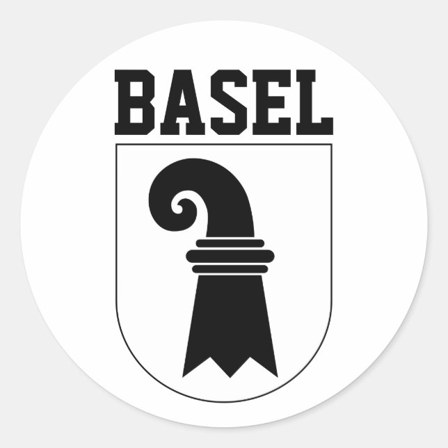 Sticker Rond Bâle, SUISSE (Devant)