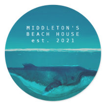 Baleine Blue Ocean Scene Famille