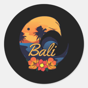 Sticker Rond Bali Voyages