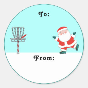 Sticker Rond Balise cadeau de golf de disque