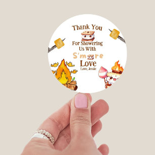 Sticker Rond Balises Baby shower Merci Balises Favoriser Balise