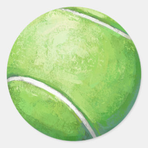 Sticker Rond Ball de tennis