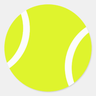 Sticker Rond Ball de tennis