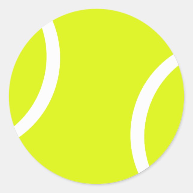 Sticker Rond Ball de tennis (Devant)