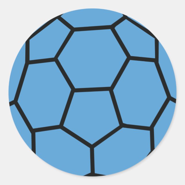 Sticker Rond balle bleue (Devant)