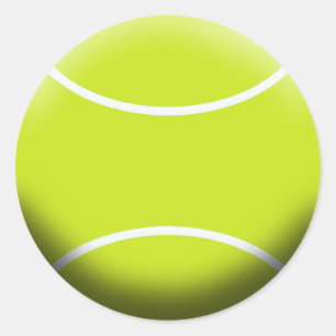 STICKER ROND BALLE DE TENNIS