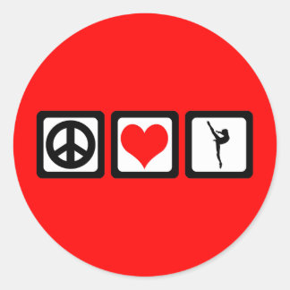 Sticker Rond Ballet