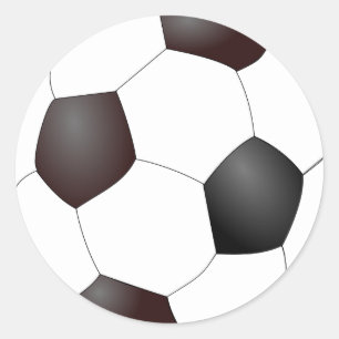 Sticker Rond Ballon de football