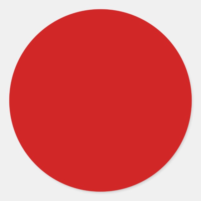 Sticker Rond Ballons rouge stylish Couleur complète (Devant)