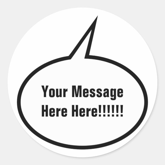 Sticker Rond Ballons vocaux (Devant)