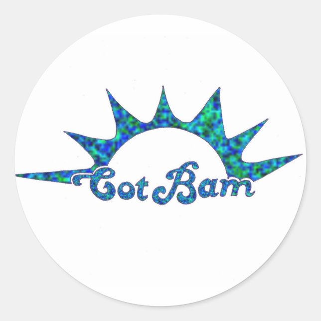 Sticker Rond BamOriginalluCot (Devant)