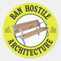 Ban Hostile Architecture - Anti Homeless